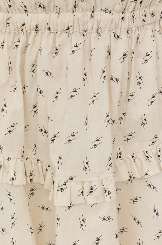 Bavlněná sukně Bruuns Bazaar béžová BBW2738