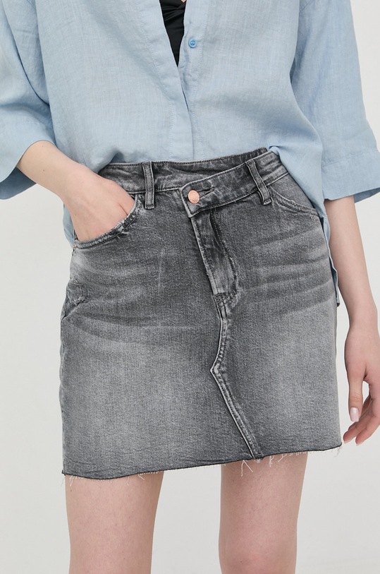 Miss Sixty spódnica jeansowa casual szary 6W2KJ2290000