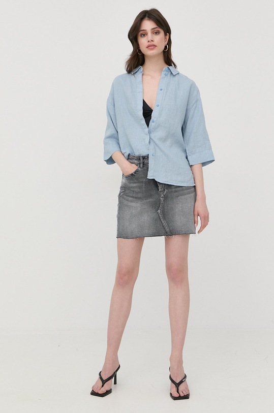 Miss Sixty spódnica jeansowa 6W2KJ2290000 szary SS22