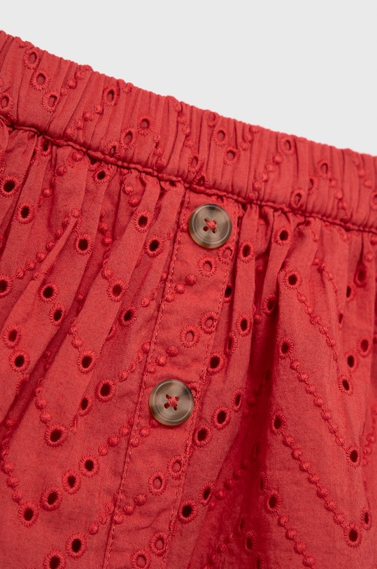 Dziewczynka United Colors of Benetton spódnica bawełniana dziecięca 48CGC0008.G czerwony