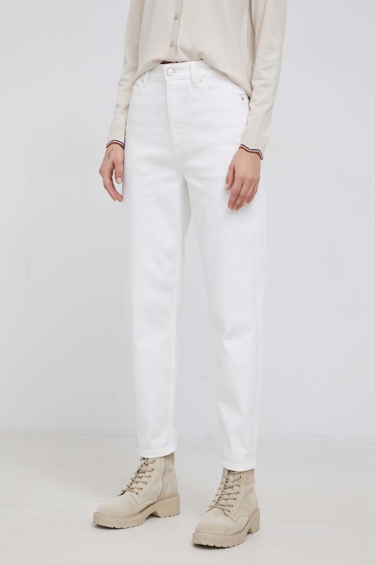 Calvin Klein - Jeansy Mom Jean biały K20K203570.PPYY