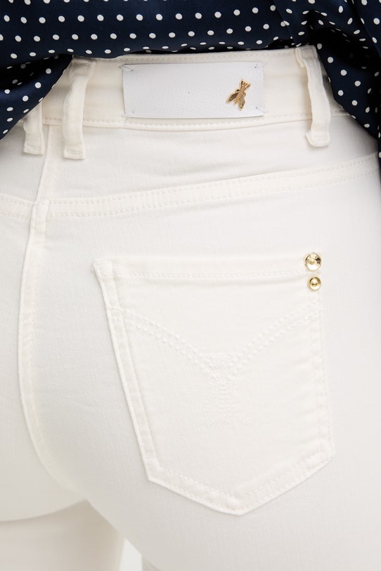 Patrizia Pepe jeansy beżowy CP0937.DS04