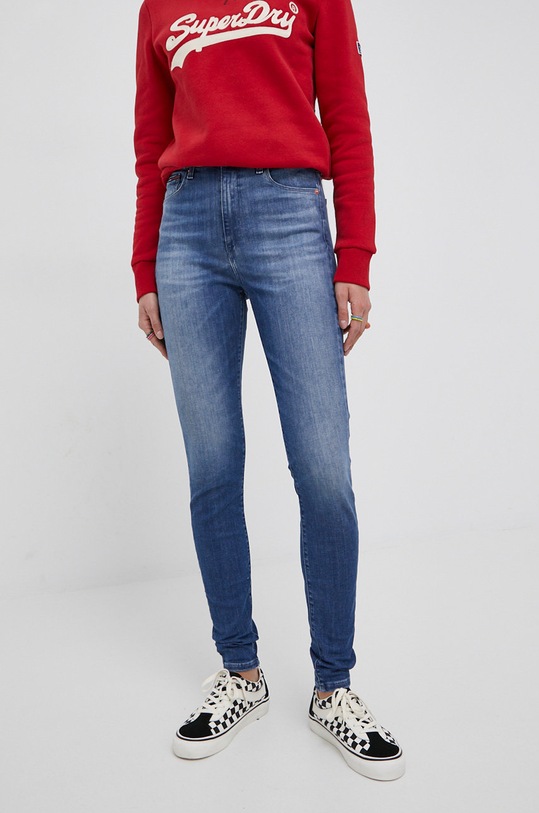 Rifle Tommy Jeans Sylvia Bf1252 modrá DW0DW12401.PPYY