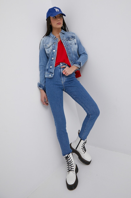 Rifle Tommy Jeans Melanie Bf6231 DW0DW12396.PPYY modrá SS22