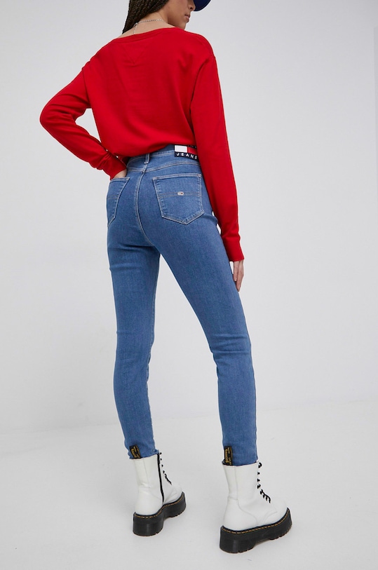 Oblečenie Rifle Tommy Jeans Melanie Bf6231 DW0DW12396.PPYY modrá