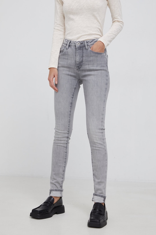 Pepe Jeans Jeansy Regent Planet friendly szary PL204171VY1.000