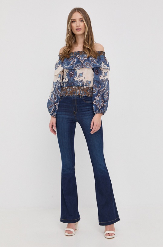 Spanx jeansy 20327R granatowy SS22