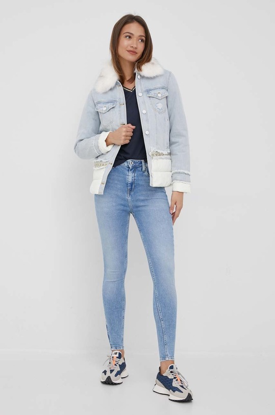 Rifle Pepe Jeans Dion Zip PL204157MG5.000 modrá SS22