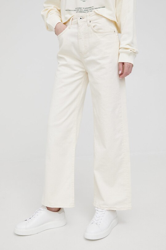 Džíny Pepe Jeans Lexa Sky High Planet friendly béžová PL204162WI5.000
