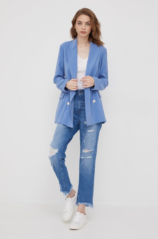 Τζιν παντελόνι Sisley 4AUKLE00R.902 μπλε SS22