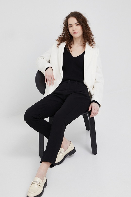 Sisley jeansi 4ZQSLE007.700 negru SS22