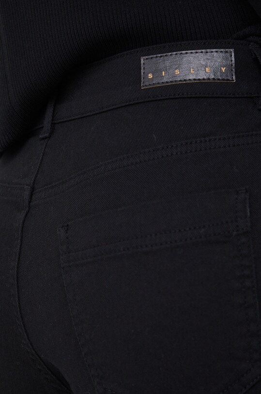 Sisley jeansy czarny 4ZQSLE007.700