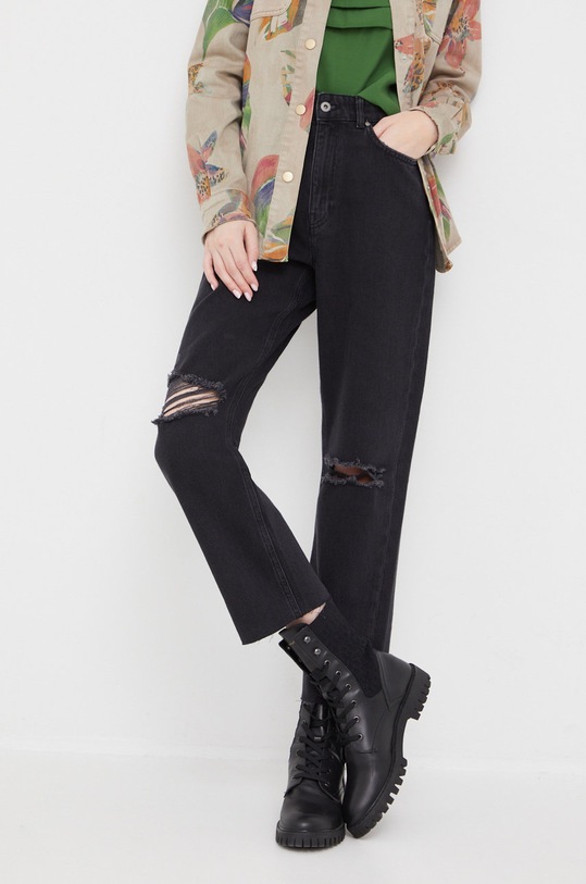 United Colors of Benetton jeansy czarny 43EZDE00E.800
