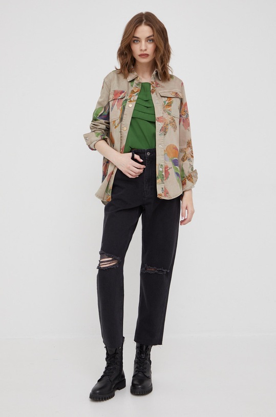 United Colors of Benetton jeansy 43EZDE00E.800 czarny SS22