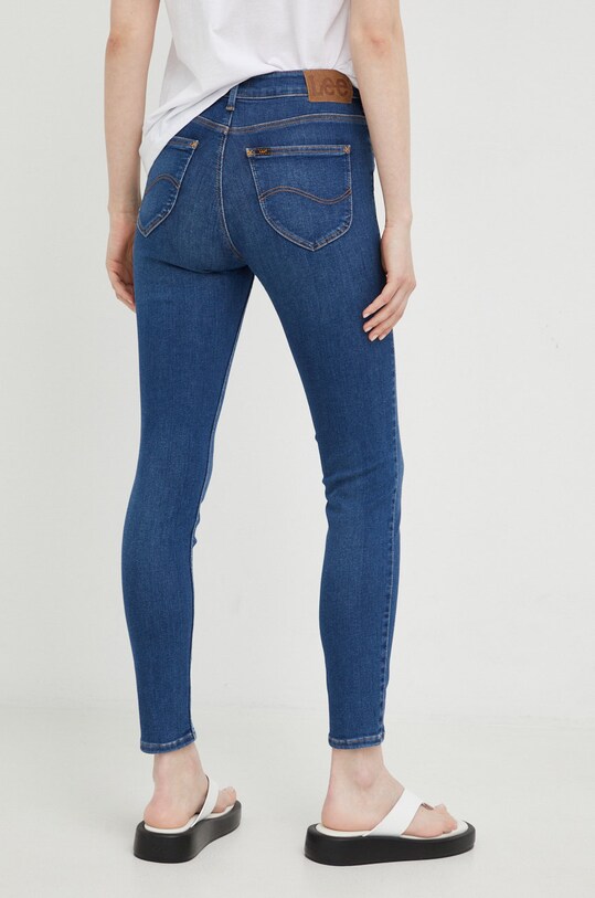 Oblačila Kavbojke Lee Foreverfit Dark Subtle Worn L32SOVPE mornarsko modra