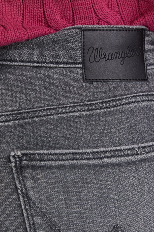 Wrangler jeansy HIGH RISE SKINNY VINTAGE GREY szary W27HDH41N