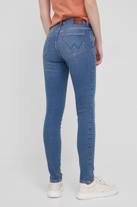 Ρούχα Τζιν παντελόνι Wrangler High Rise Skinny Day Trip W27HXN415 μπλε