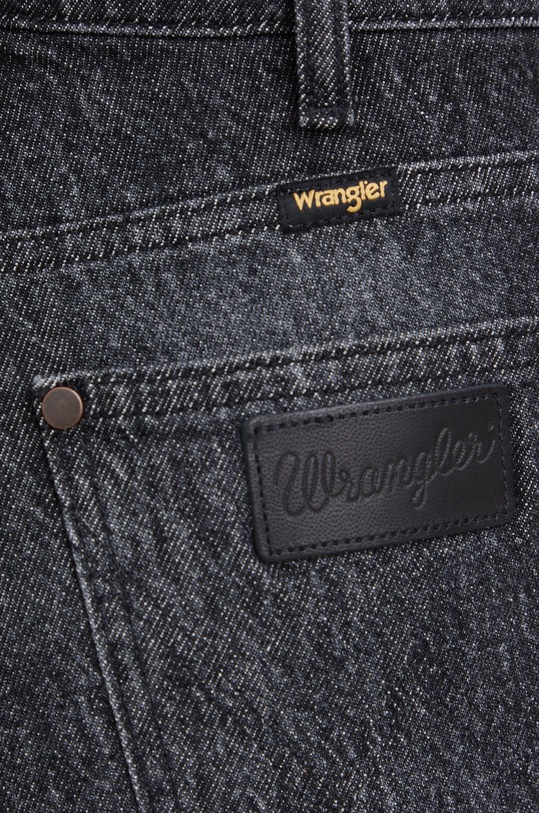 Wrangler jeansy MOM STRAIGHT GRANITE szary W27M41341