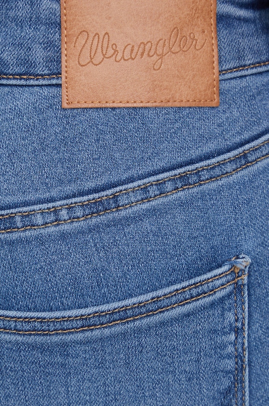 Wrangler jeansy SKINNY SOFT MARBLE niebieski W28KXQ43X