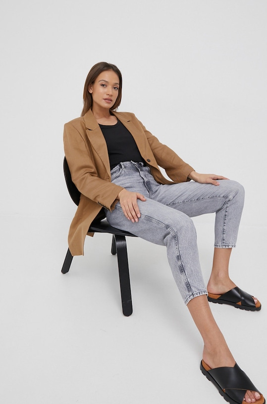 Rifle Pepe Jeans Planet friendly sivá PL204170WR6.000