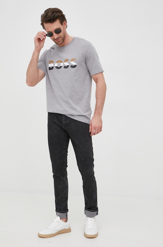 BOSS jeansi Boss Casual 50463419 negru SS22