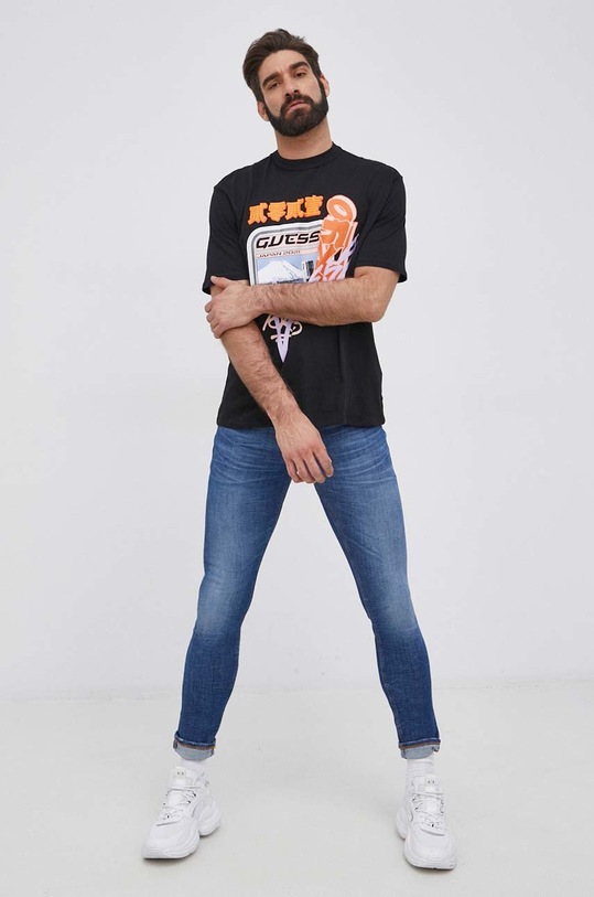 Guess Jeansy Miami M2RAN1.D46AD niebieski SS22