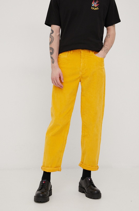 Levi's pantaloni de catifea cord X Simpson drept galben A2059.0000
