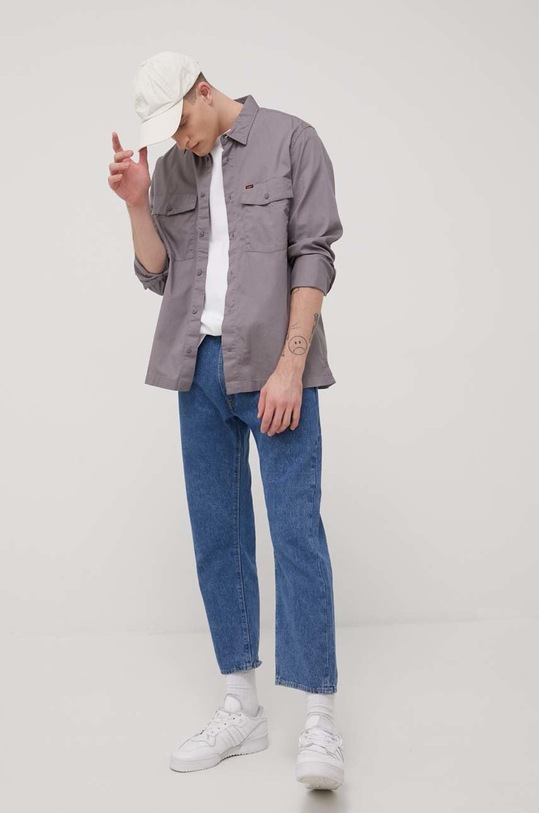 Levi's jeansy 551Z STRAIGHT CROP niebieski A0927.0013