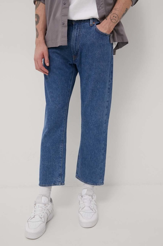 Levi's jeansy 551Z STRAIGHT CROP A0927.0013 niebieski SS22