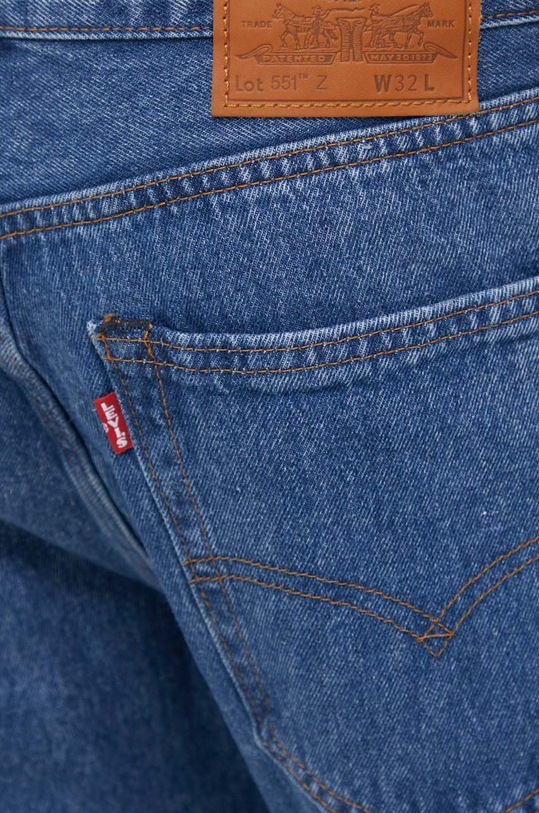 Levi's jeansy 551Z STRAIGHT CROP niebieski A0927.0013
