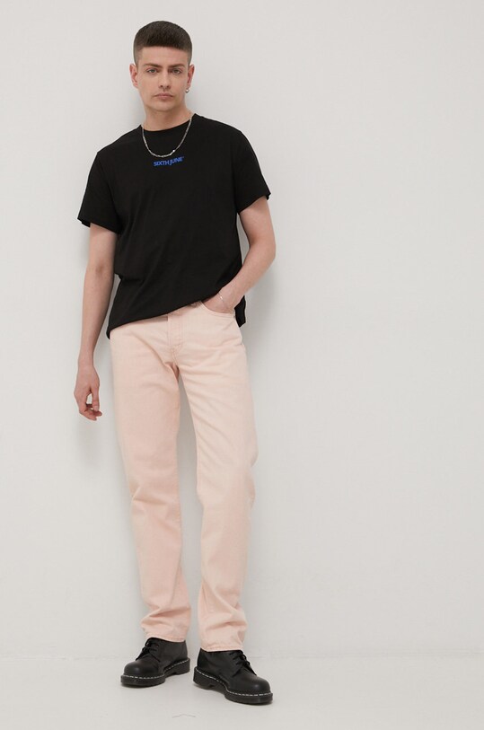Džíny Levi's 501 Original 00501.3299 růžová SS22