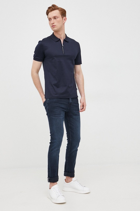 Džíny BOSS 50467371 námořnická modř SS22