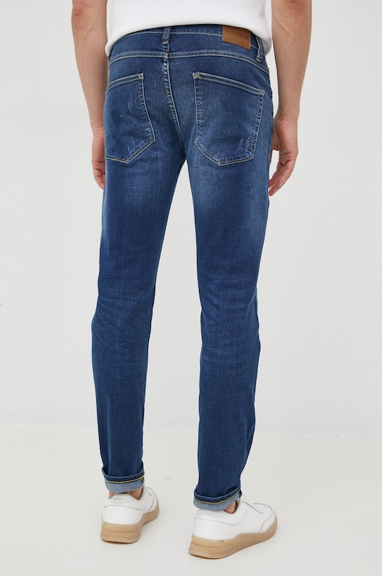 Oblečení Džíny Lindbergh 30.050002WVB.WORN.VINTA námořnická modř