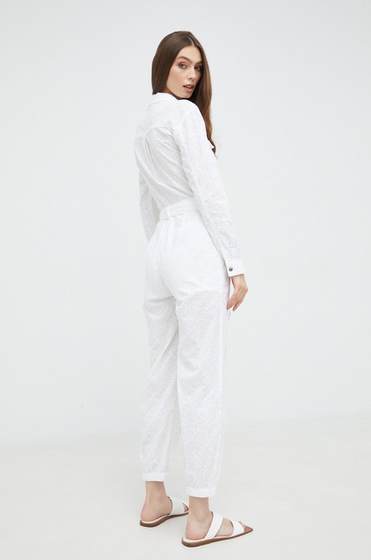 Odzież Guess kombinezon bawełniany W2GD41.WEJU0 biały