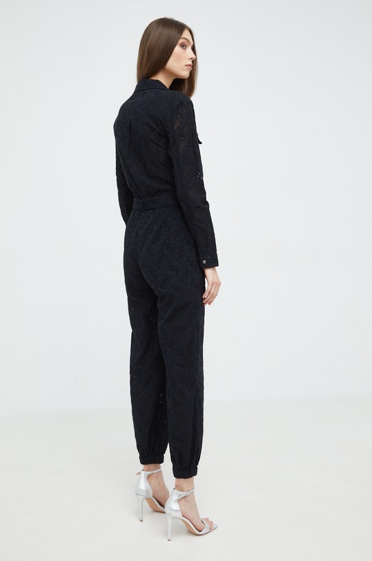 Odzież Guess kombinezon bawełniany W2GD41.WEJU0 czarny