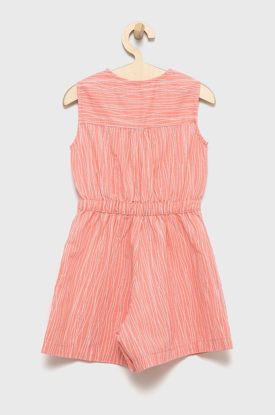 United Colors of Benetton kombinezon lniany dziecięcy 4PL9CT001.G różowy SS22