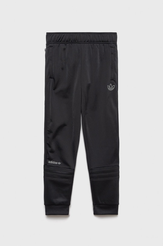 adidas Originals spodnie dresowe dziecięce dzianina czarny HE2083
