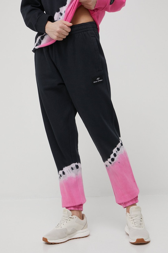 Dkny pantaloni de trening bumbac roz DP1P2827