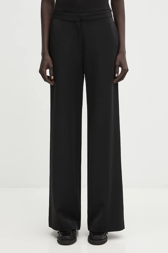 Samsoe Samsoe spodnie Collot dzianina czarny F00004121