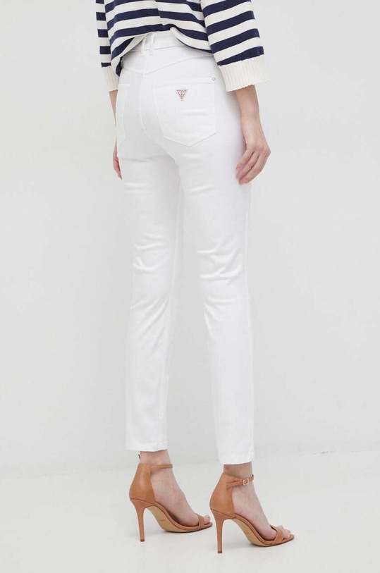 Ρούχα Τζιν παντελόνι Guess W2RA46.W93CE λευκό