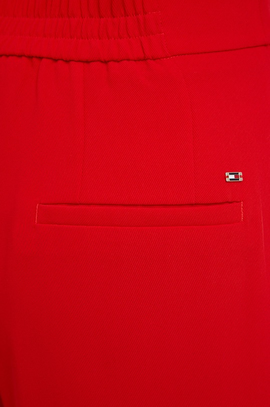 Nohavice Tommy Hilfiger červená WW0WW33455.PPYY