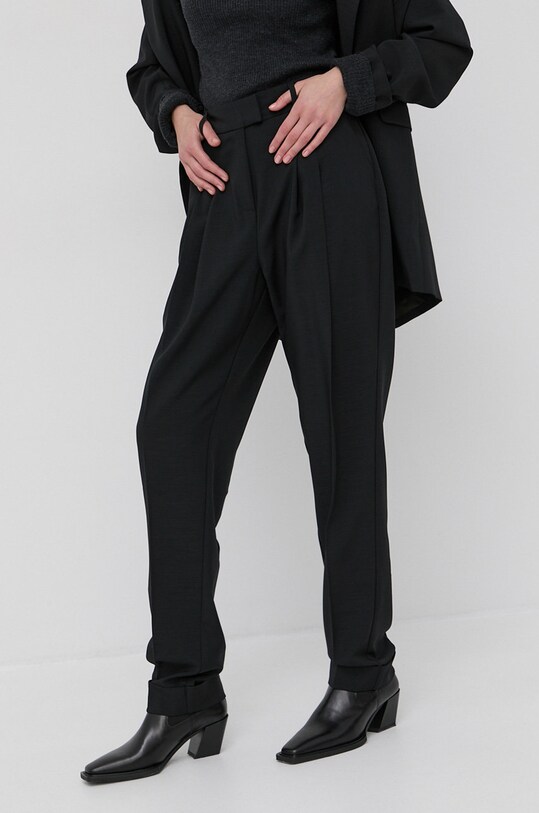 Herskind Pantaloni Brenda drept negru 4209519