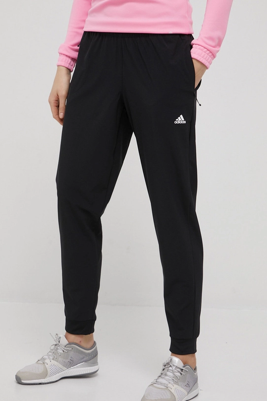 Hlače za trening adidas Performance Versatile bez uzorka crna HD9622