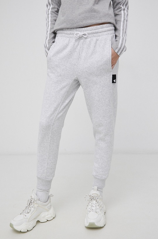 adidas Performance - Kalhoty HE0420 HE0420 šedá SS22