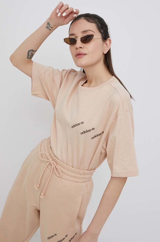 Одяг Штани adidas Originals HM4871 HM4871 бежевий