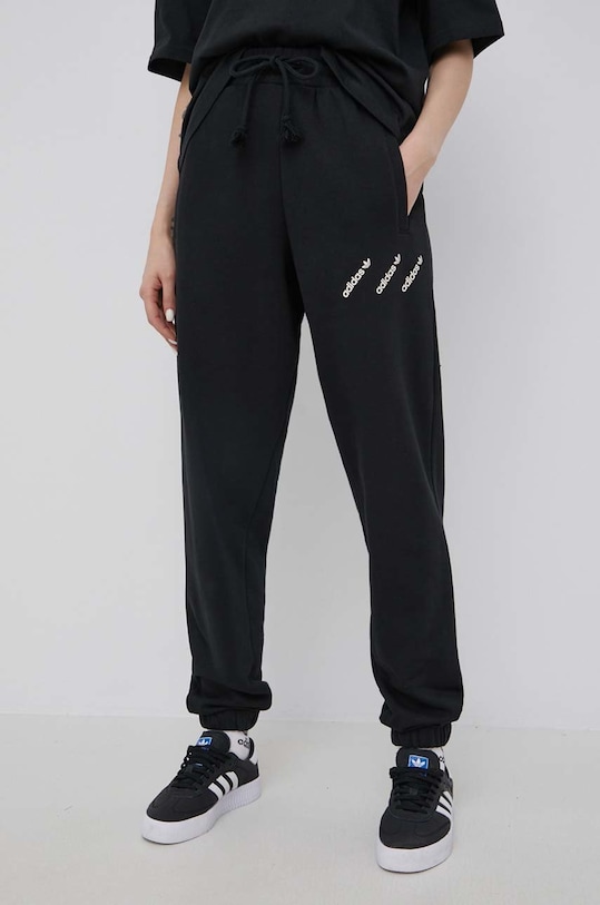 Nohavice adidas Originals HM4872 pletenina čierna HM4872