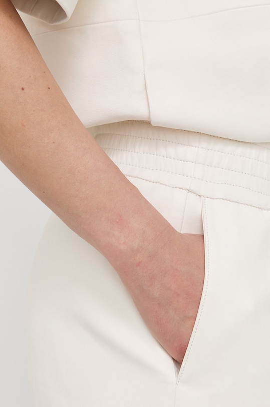 Kožené kalhoty Herskind bílá 4379855