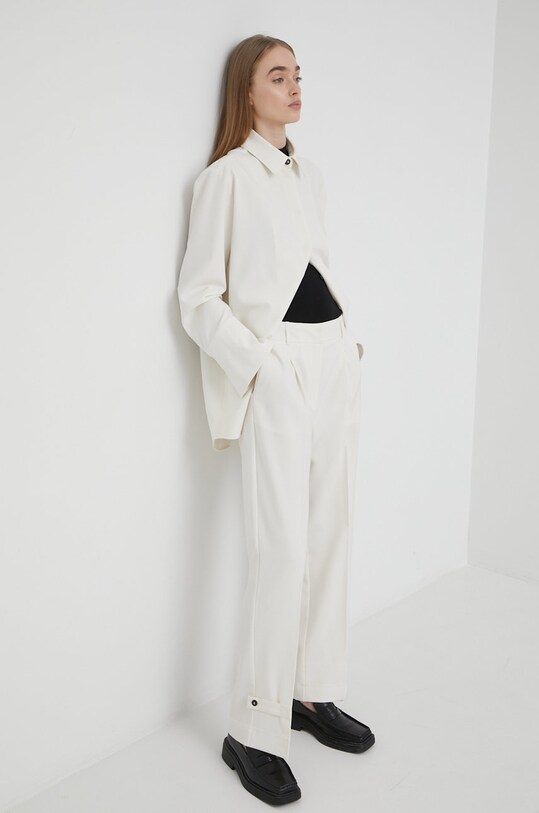 Herskind pantaloni 4336519 bej SS22