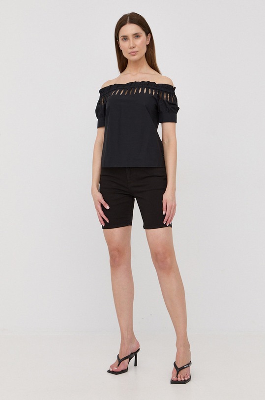 Liu Jo szorty jeansowe WA2542.T3055 WA2542.T3055 czarny SS22
