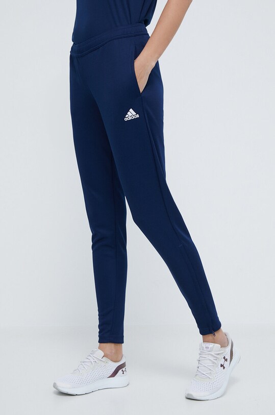 Παντελόνι προπόνησης adidas Performance Entrada 22 Entrada 22 HC0334 πλεκτό ύφασμα σκούρο μπλε HC0334
